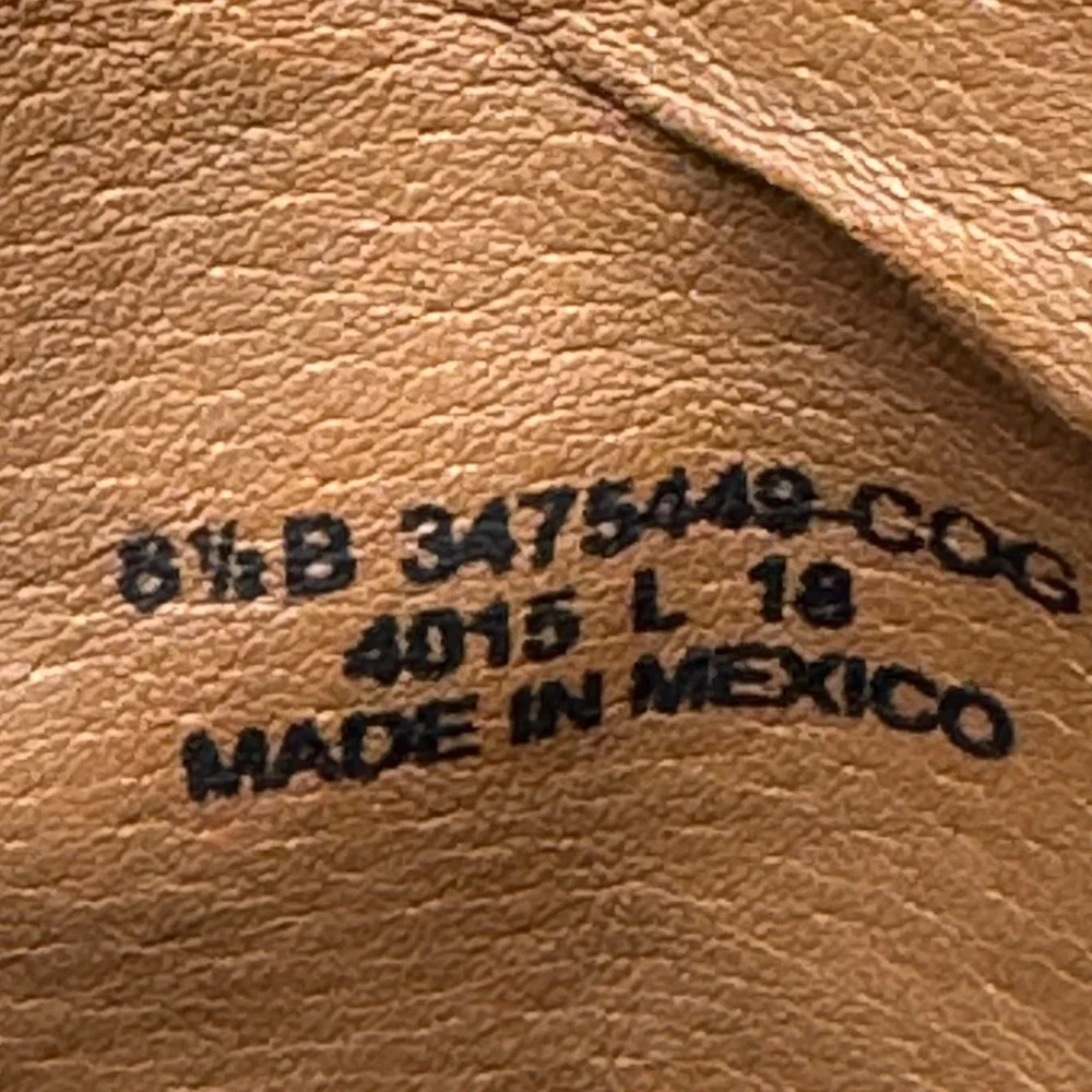 Frye Melissa‎ Button Riding Boots Extended Calf Mahogany Leather Women's 8.5 B - Picture 11 of 11